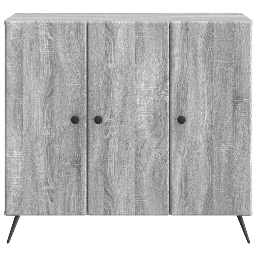 Dressoir Grijs sonoma 89 x 34,5 x 80 cm Bewerkt hout