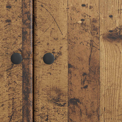 Dressoir Oud hout 89 x 34,5 x 80 cm Bewerkt hout