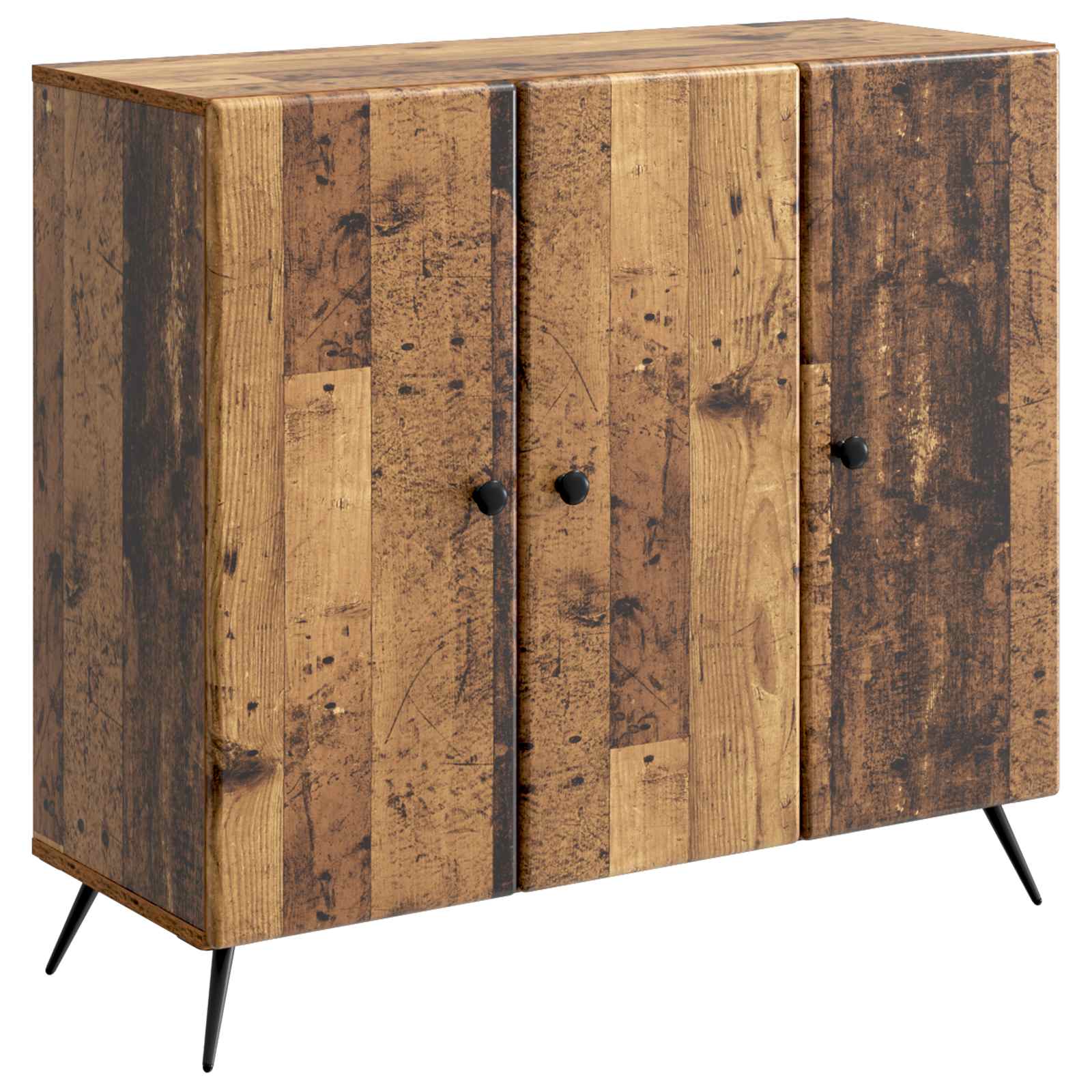 Dressoir Oud hout 89 x 34,5 x 80 cm Bewerkt hout