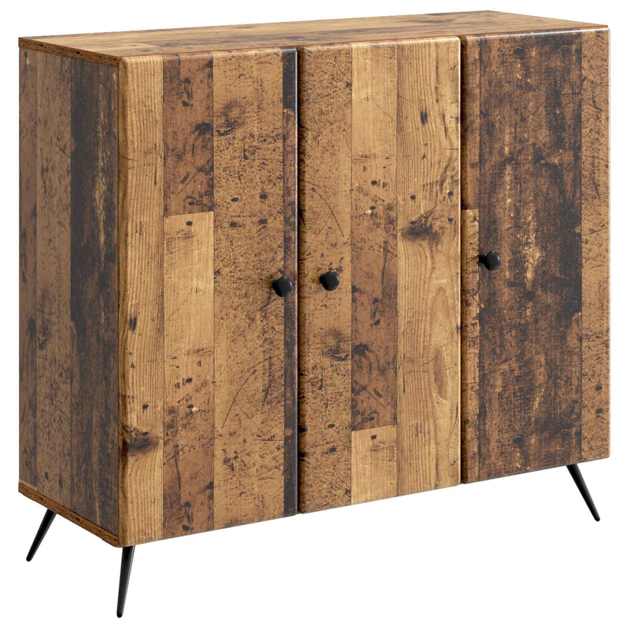 Dressoir Oud hout 89 x 34,5 x 80 cm Bewerkt hout