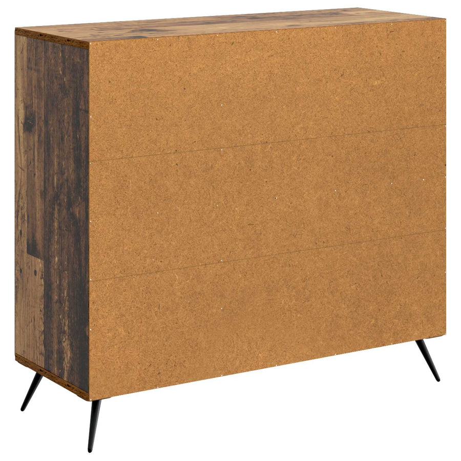 Dressoir Oud hout 89 x 34,5 x 80 cm Bewerkt hout
