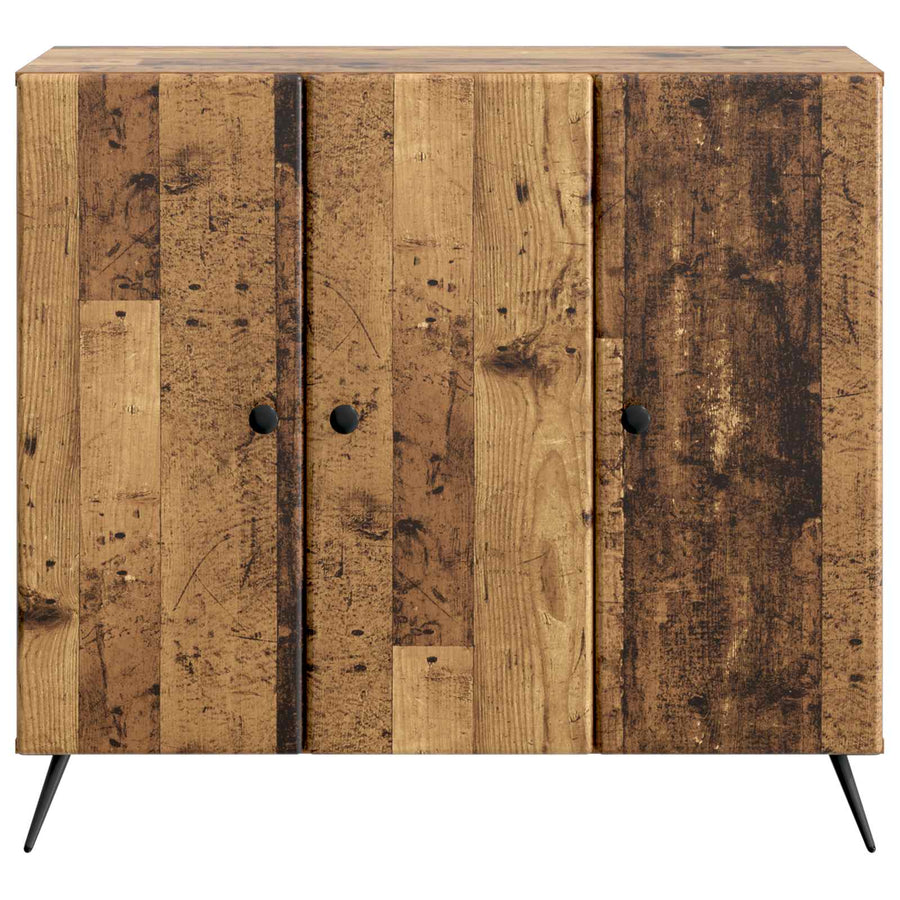 Dressoir Oud hout 89 x 34,5 x 80 cm Bewerkt hout