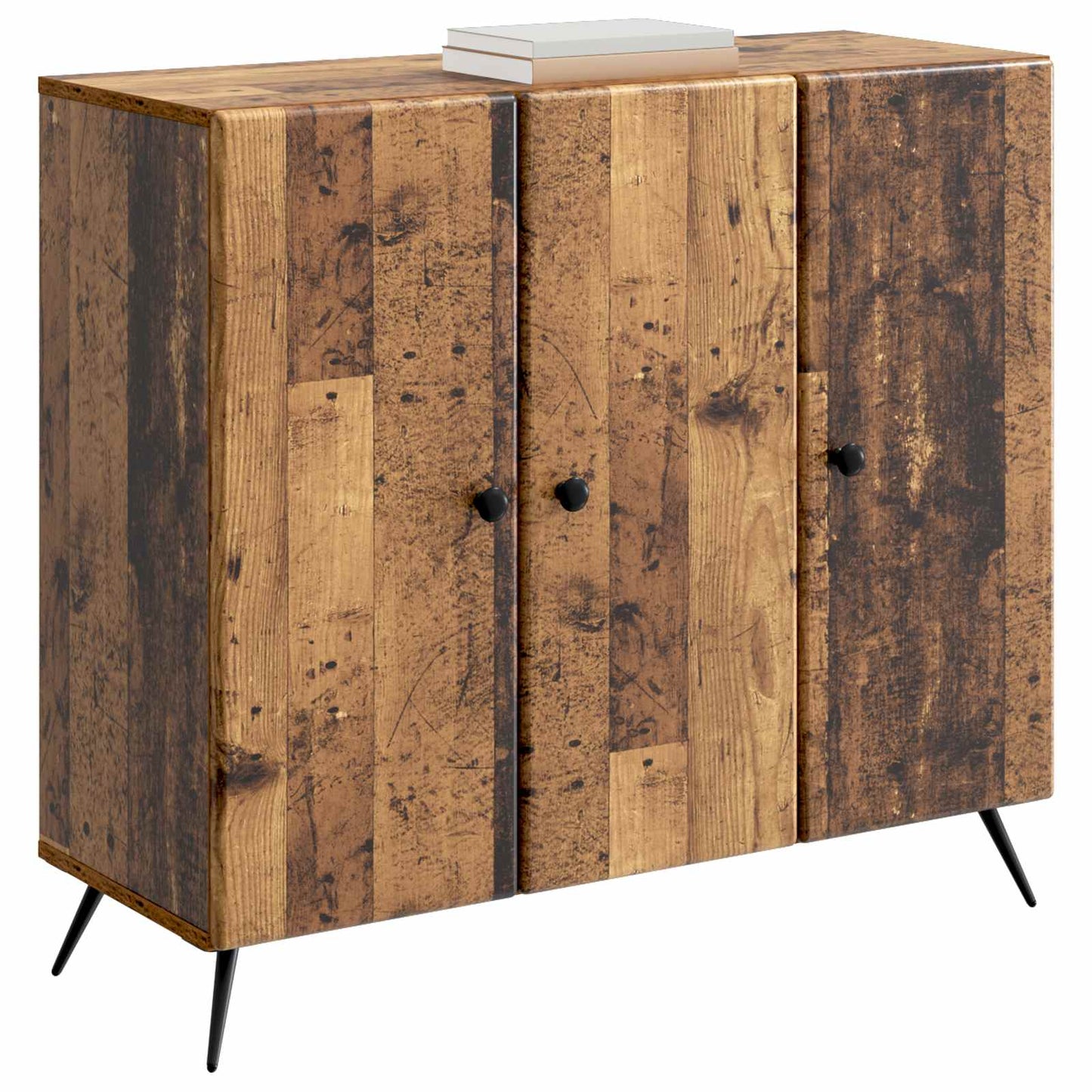 Dressoir Oud hout 89 x 34,5 x 80 cm Bewerkt hout