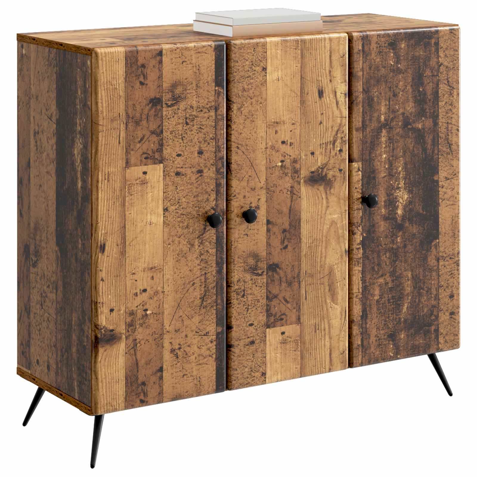 Dressoir Oud hout 89 x 34,5 x 80 cm Bewerkt hout