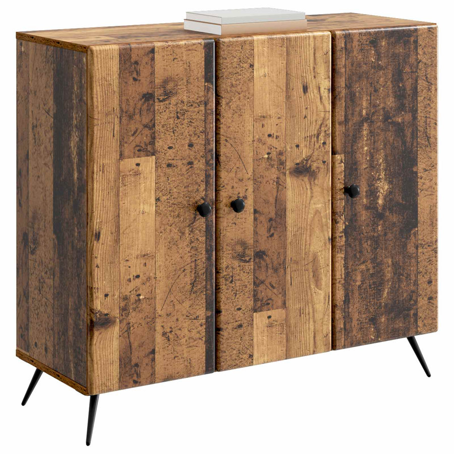 Dressoir Oud hout 89 x 34,5 x 80 cm Bewerkt hout