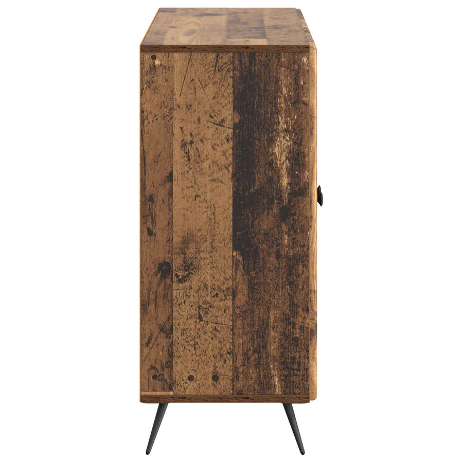 Dressoir Oud hout 89 x 34,5 x 80 cm Bewerkt hout