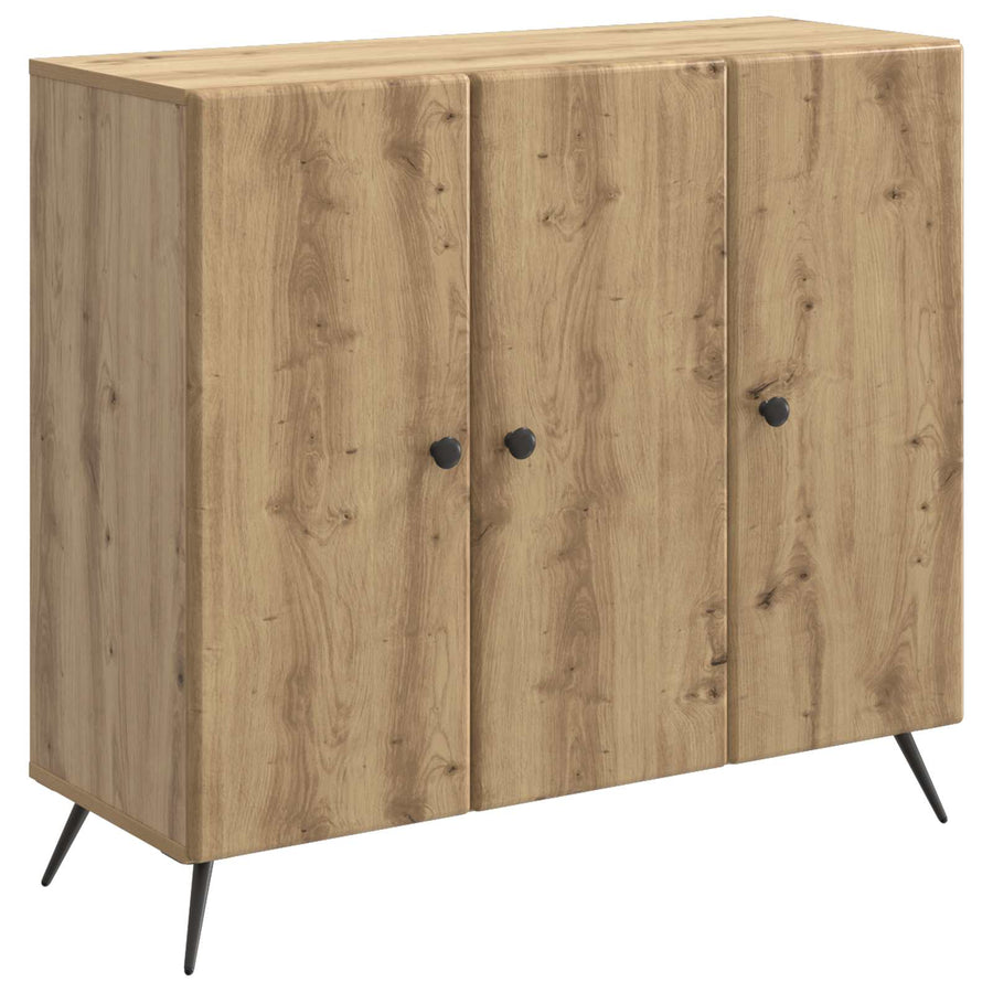 Dressoir Artisanaal eiken 89 x 34,5 x 80 cm Bewerkt hout