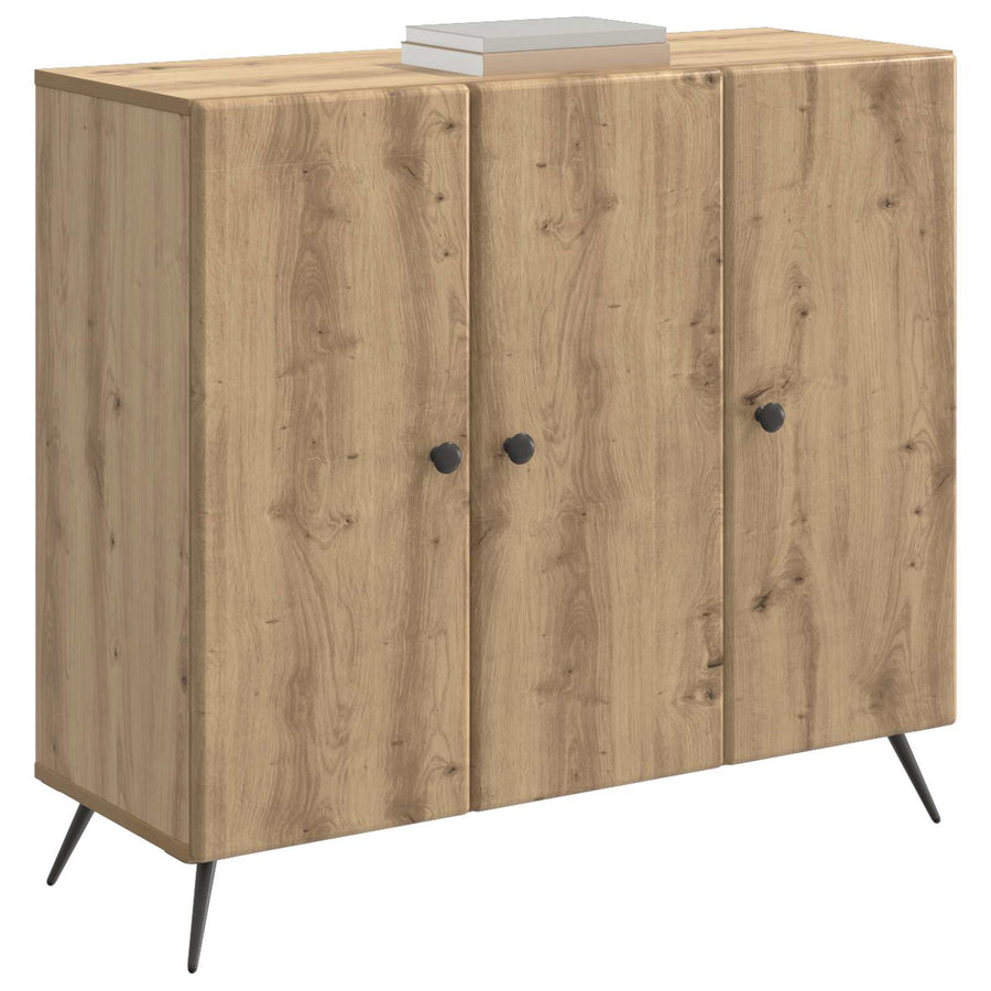 Dressoir Artisanaal eiken 89 x 34,5 x 80 cm Bewerkt hout