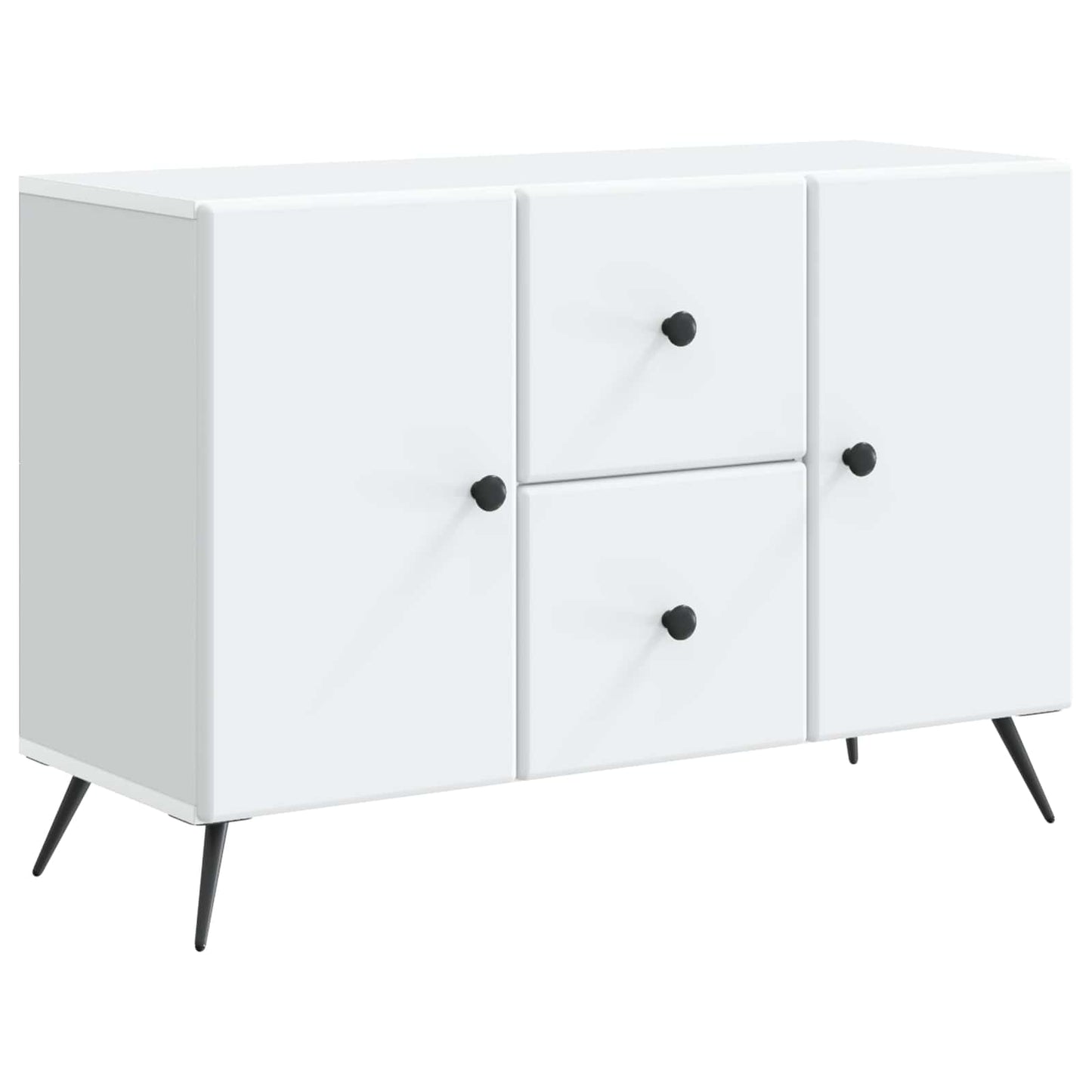 Dressoir met lade Wit 89 x 34,5 x 60 cm Bewerkt hout