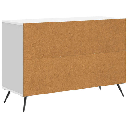 Dressoir met lade Wit 89 x 34,5 x 60 cm Bewerkt hout