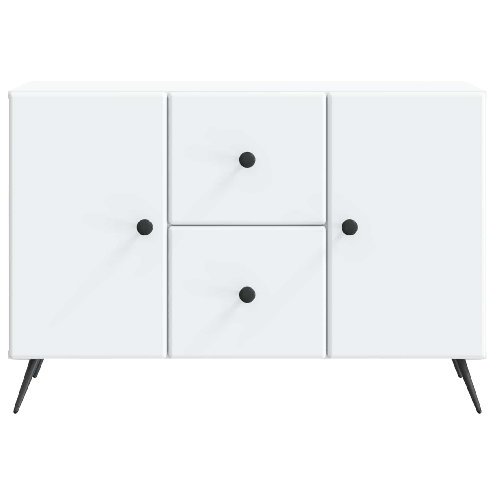 Dressoir met lade Wit 89 x 34,5 x 60 cm Bewerkt hout