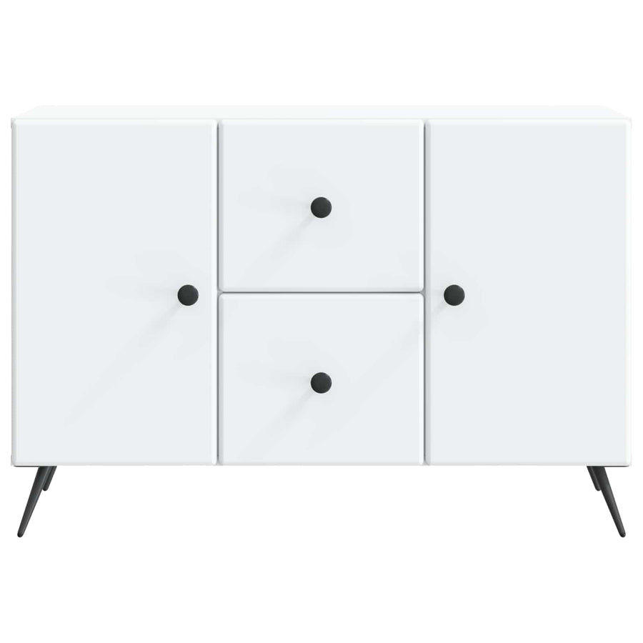 Dressoir met lade Wit 89 x 34,5 x 60 cm Bewerkt hout