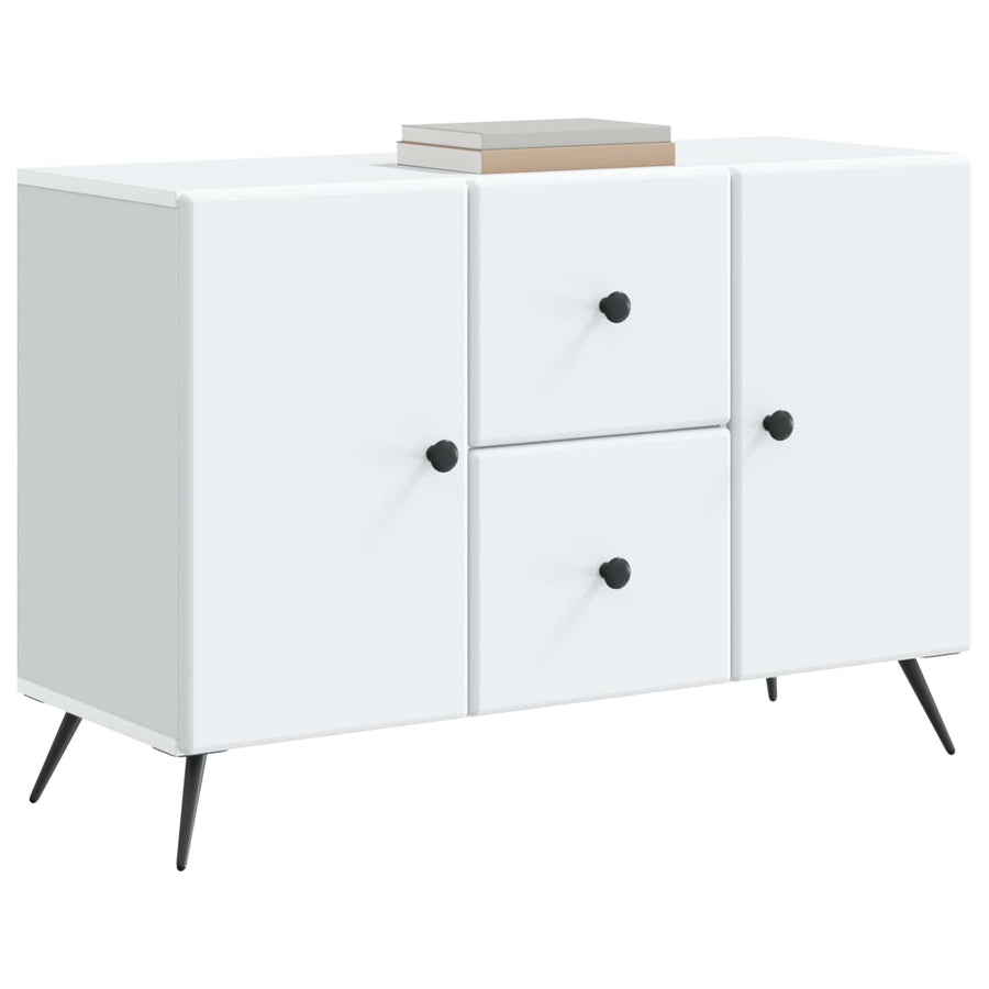 Dressoir met lade Wit 89 x 34,5 x 60 cm Bewerkt hout