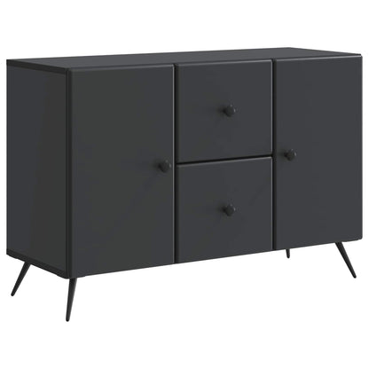 Dressoir met lade Zwart 89 x 34,5 x 60 cm Bewerkt hout