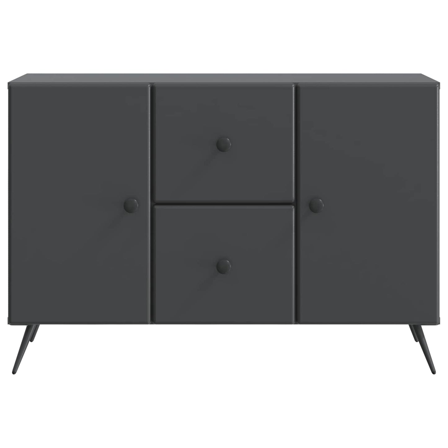 Dressoir met lade Zwart 89 x 34,5 x 60 cm Bewerkt hout