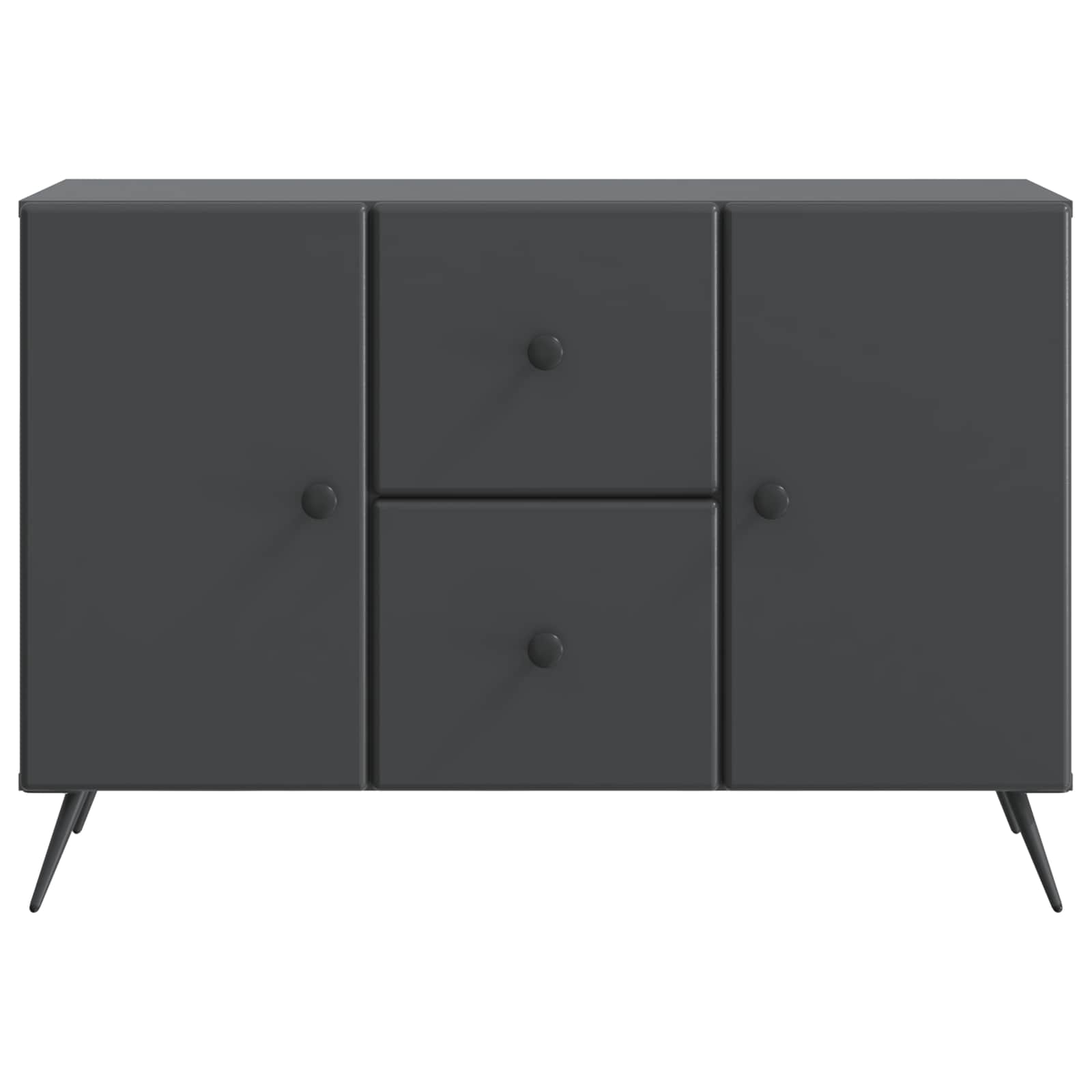 Dressoir met lade Zwart 89 x 34,5 x 60 cm Bewerkt hout