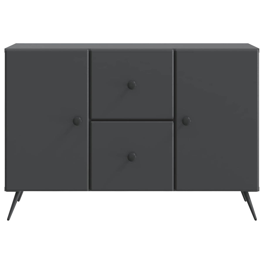 Dressoir met lade Zwart 89 x 34,5 x 60 cm Bewerkt hout