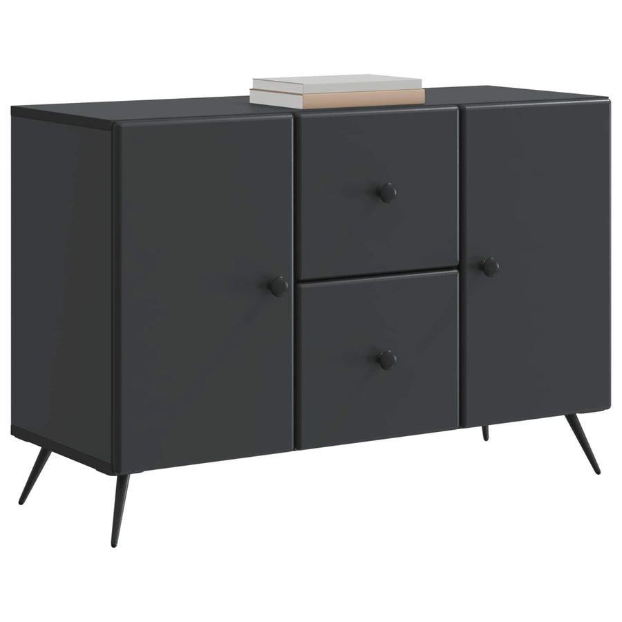 Dressoir met lade Zwart 89 x 34,5 x 60 cm Bewerkt hout