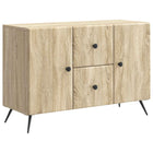 Dressoir 89x34,5x60 cm Sonoma eiken bewerkt hout