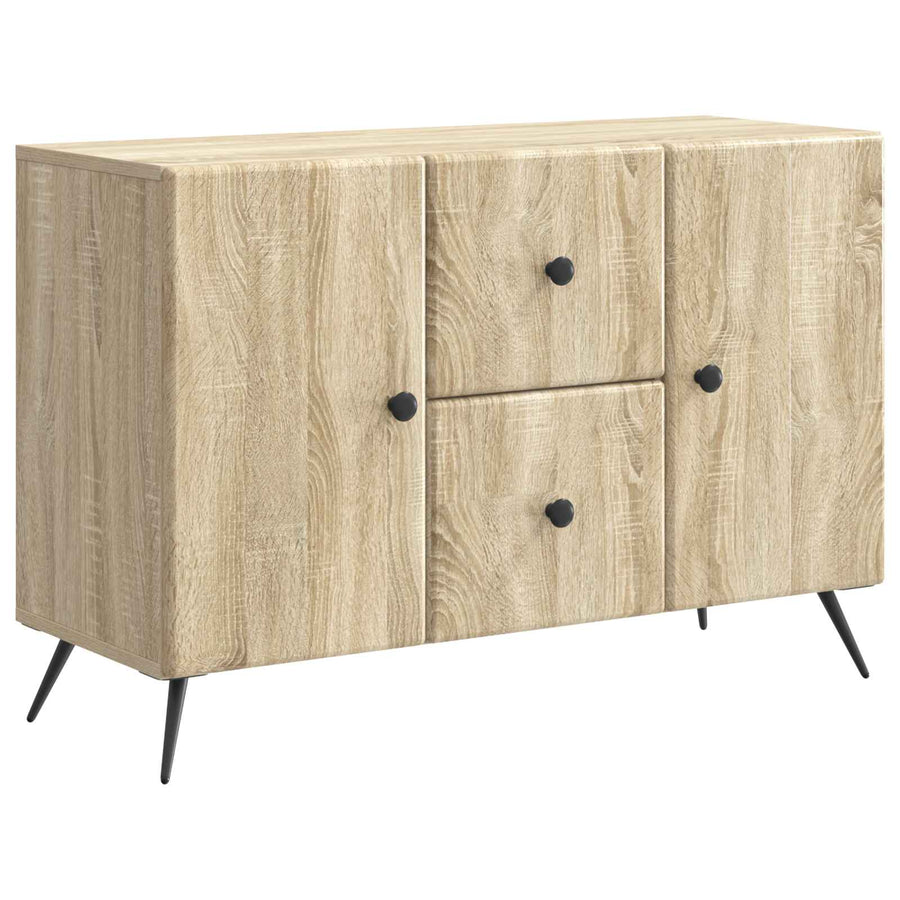 Dressoir met lade Sonoma Eiken 89 x 34,5 x 60 cm Bewerkt hout