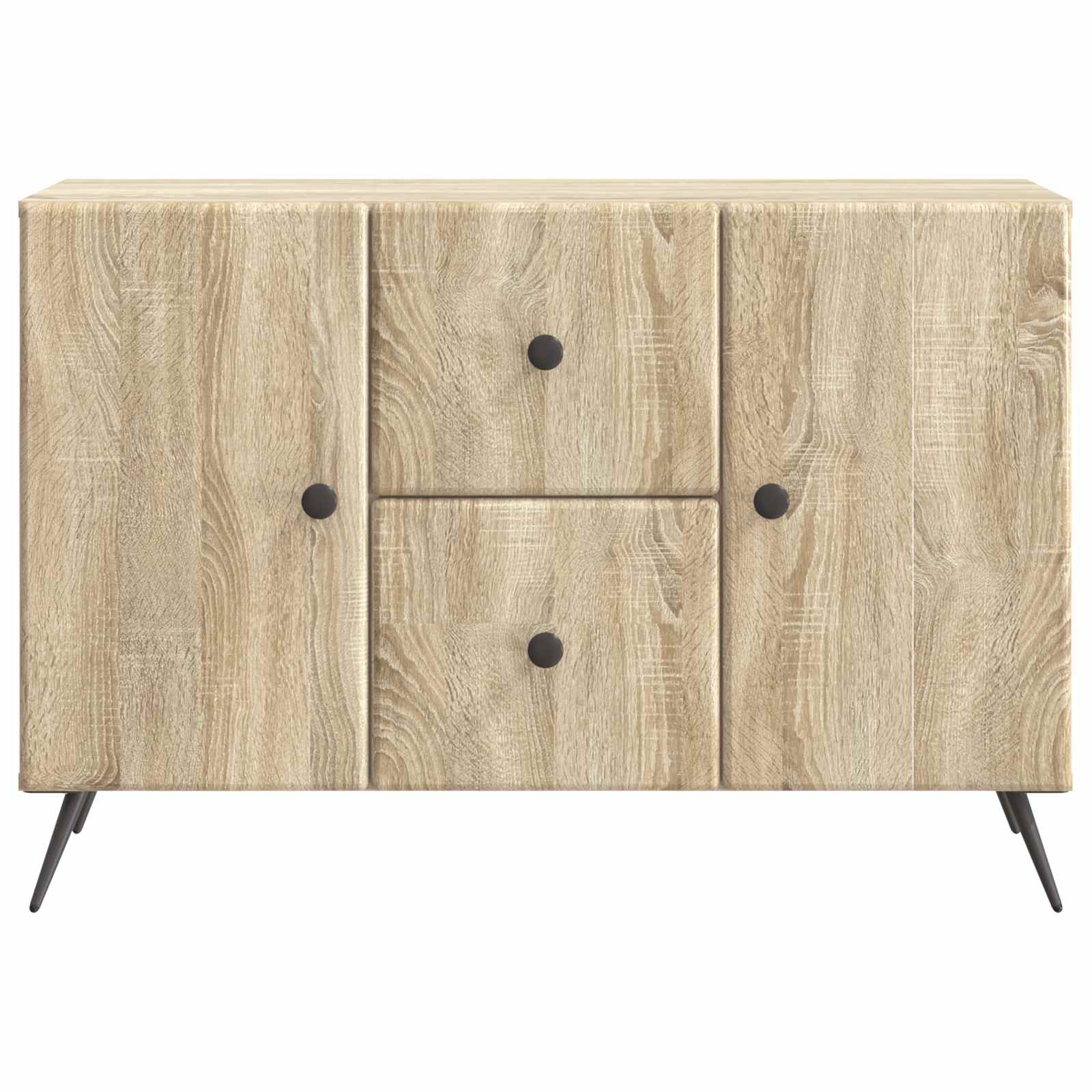 Dressoir met lade Sonoma Eiken 89 x 34,5 x 60 cm Bewerkt hout