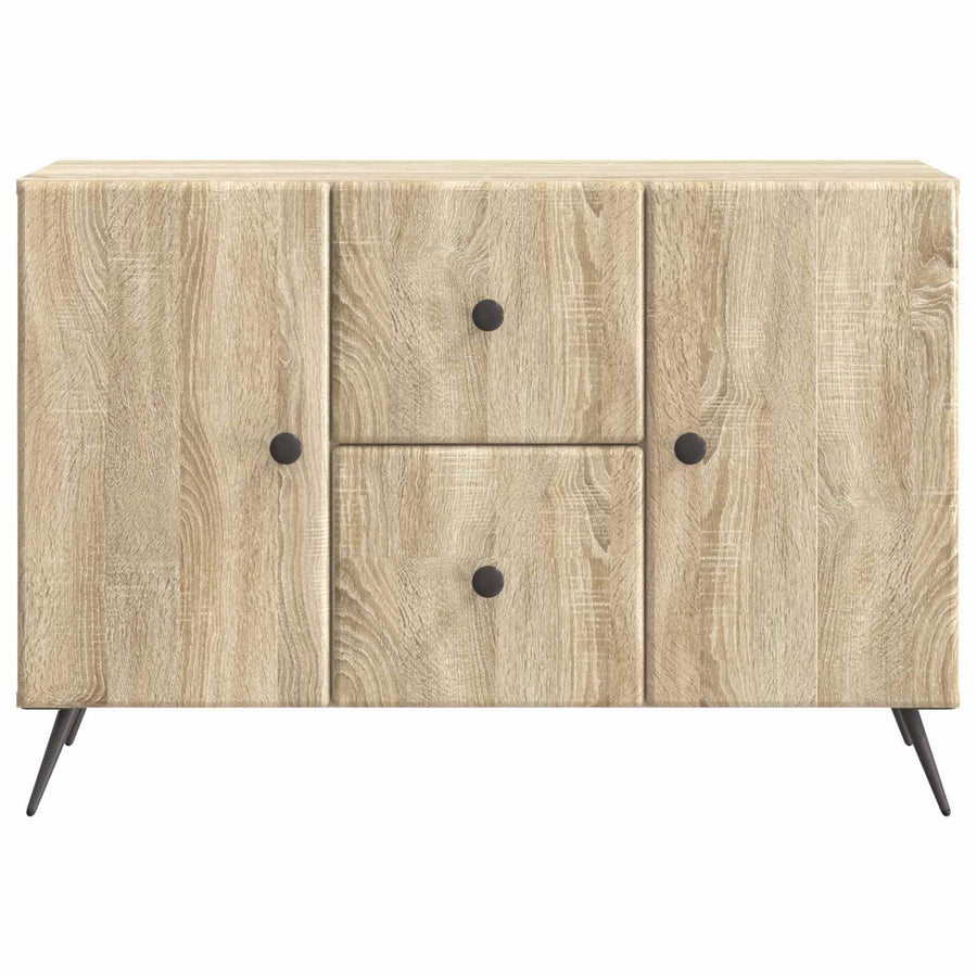 Dressoir met lade Sonoma Eiken 89 x 34,5 x 60 cm Bewerkt hout