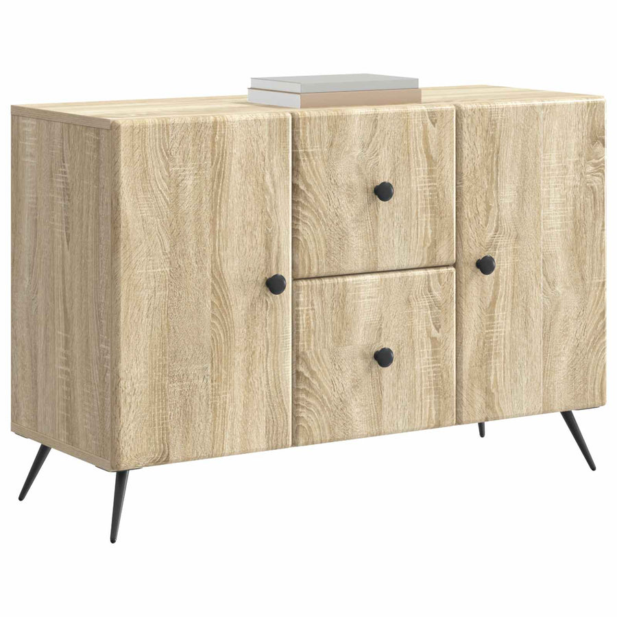 Dressoir met lade Sonoma Eiken 89 x 34,5 x 60 cm Bewerkt hout