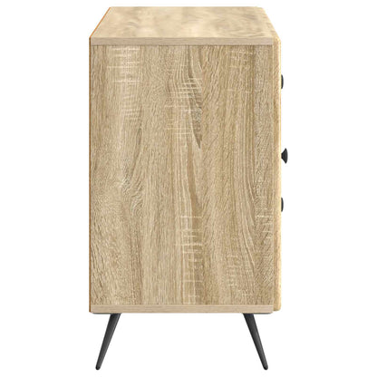 Dressoir met lade Sonoma Eiken 89 x 34,5 x 60 cm Bewerkt hout
