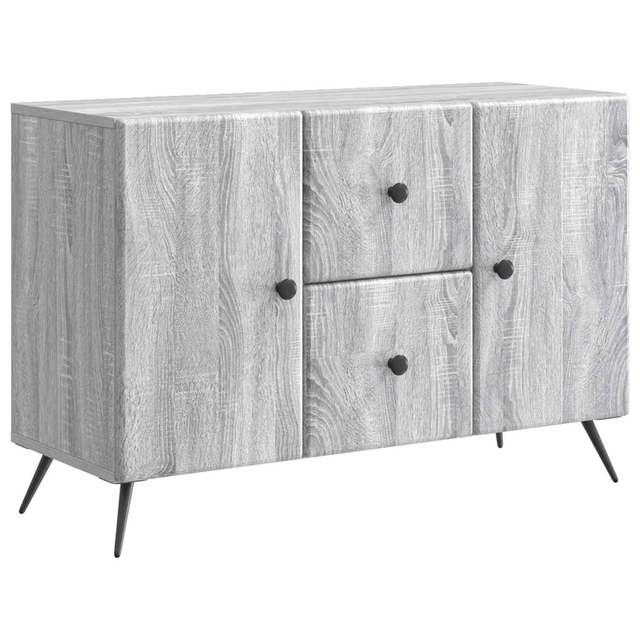 Dressoir met lade Grijs sonoma 89 x 34,5 x 60 cm Bewerkt hout