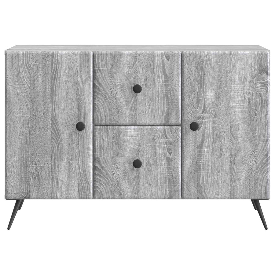 Dressoir met lade Grijs sonoma 89 x 34,5 x 60 cm Bewerkt hout