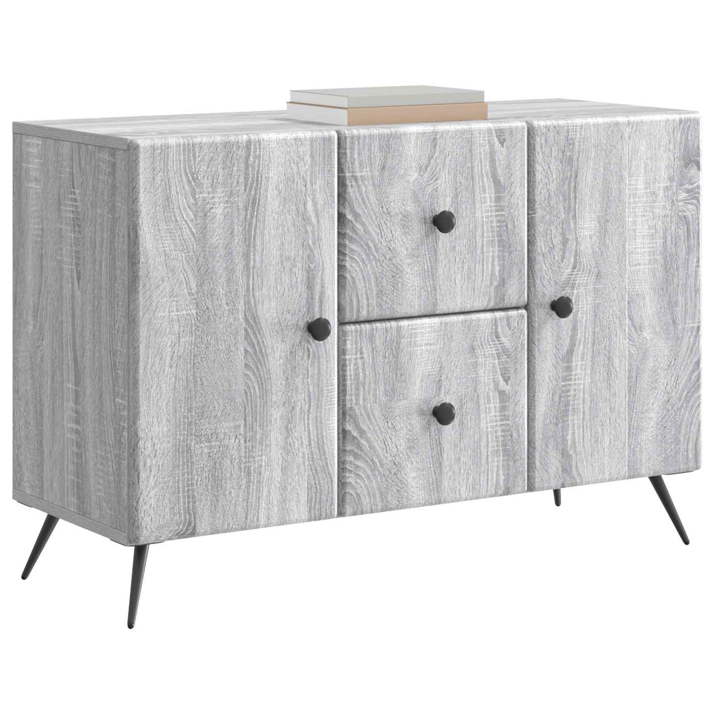 Dressoir met lade Grijs sonoma 89 x 34,5 x 60 cm Bewerkt hout