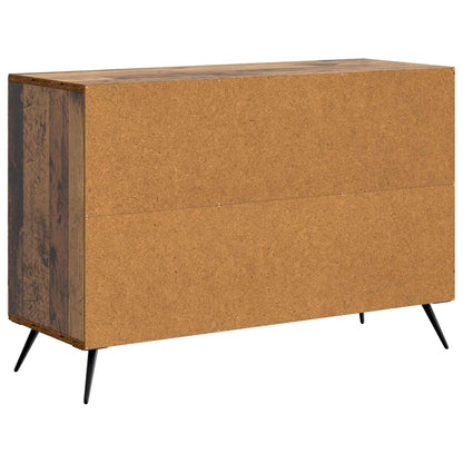 Dressoir met lade Oud hout 89 x 34,5 x 60 cm Bewerkt hout