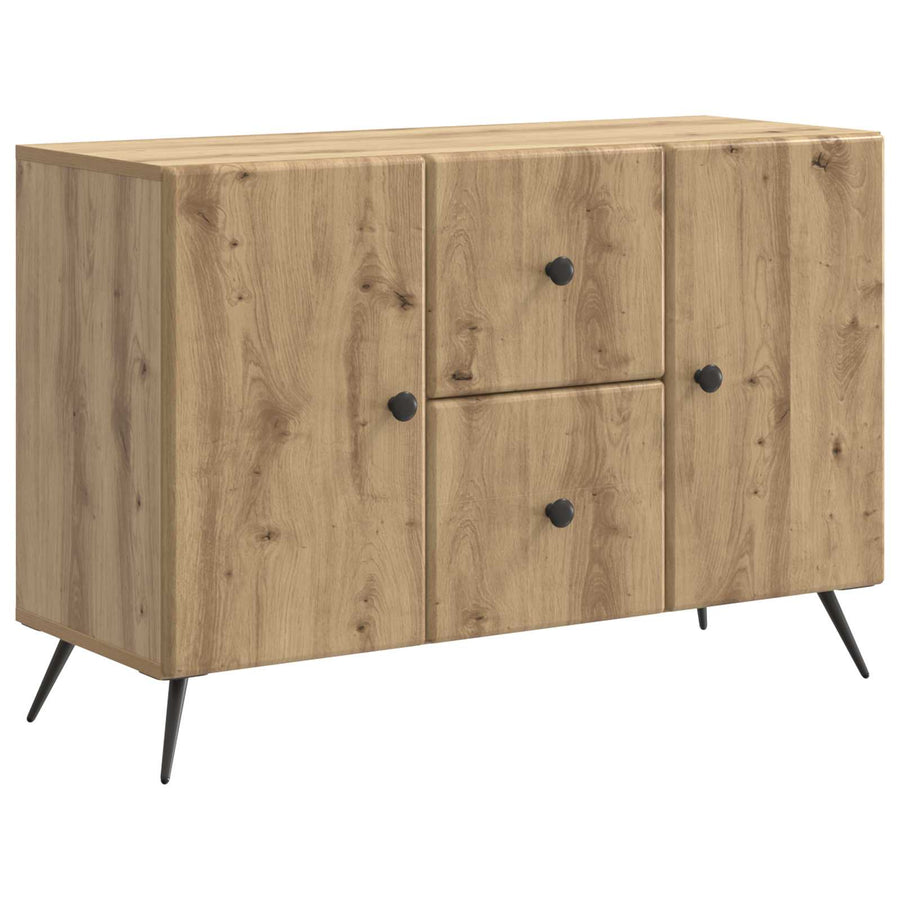 Dressoir Artisanaal eiken 89 x 34,5 x 60 cm Bewerkt hout