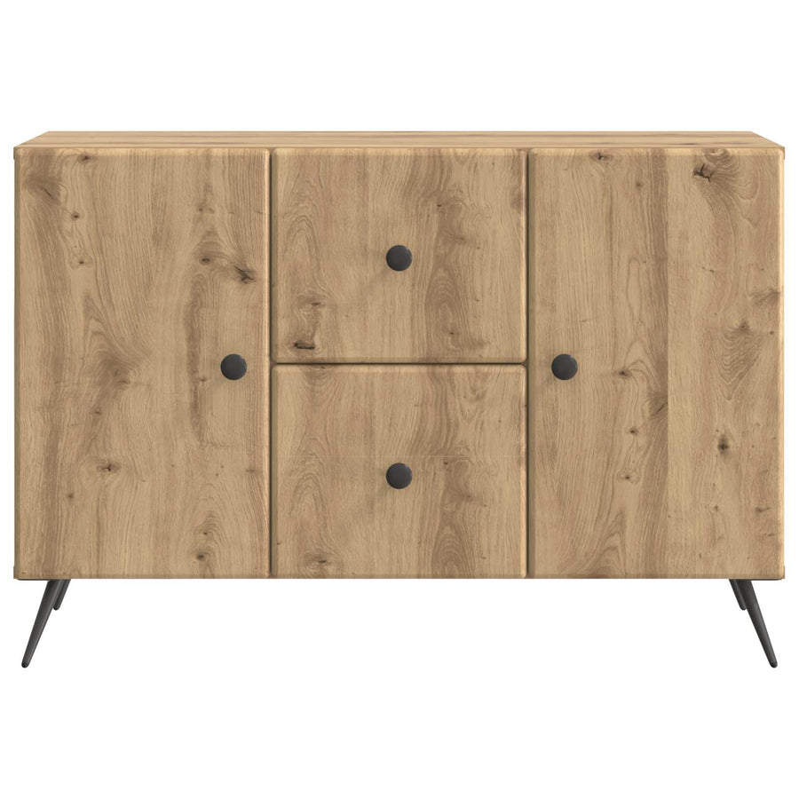 Dressoir Artisanaal eiken 89 x 34,5 x 60 cm Bewerkt hout