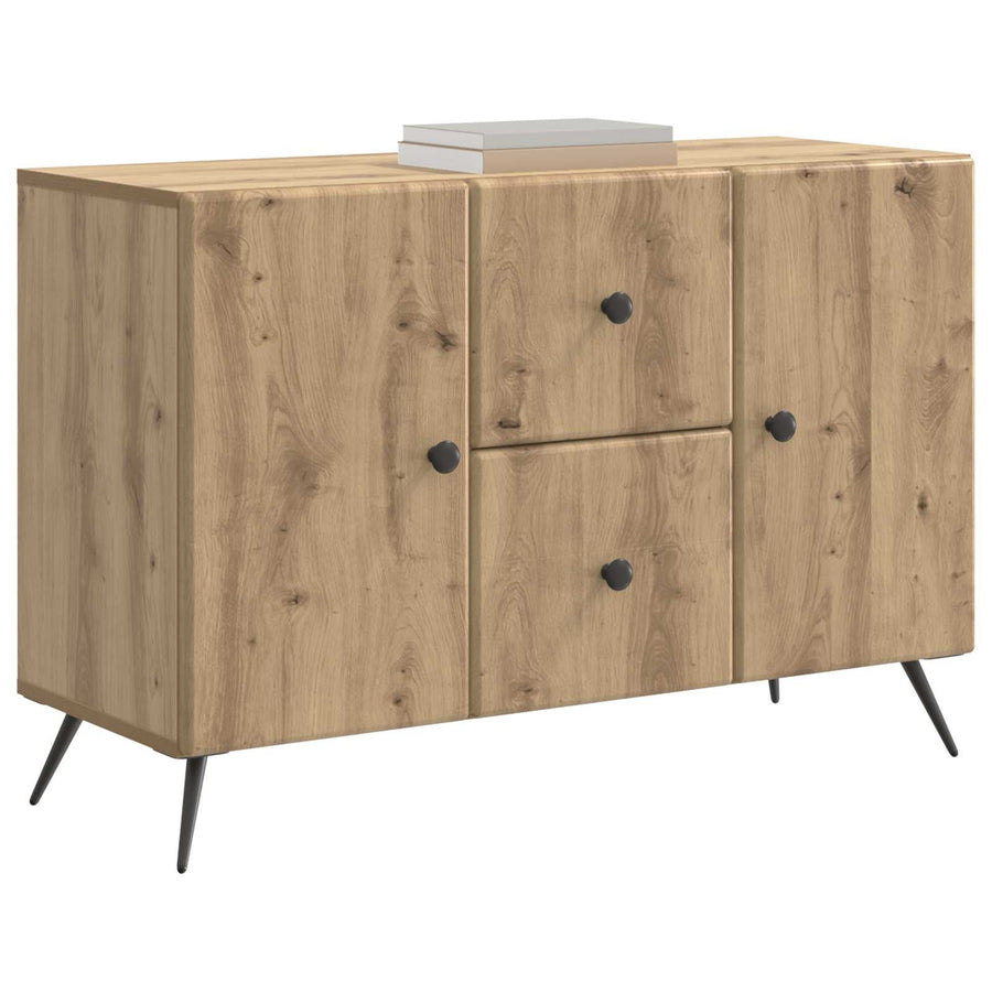 Dressoir Artisanaal eiken 89 x 34,5 x 60 cm Bewerkt hout