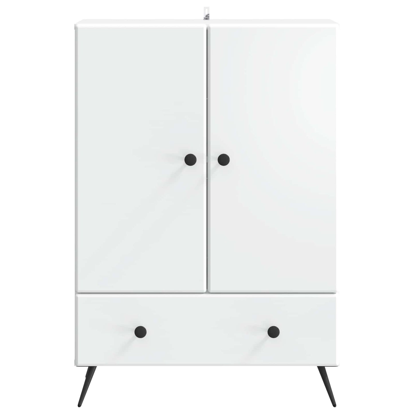 Dressoir met lade Wit 66 x 34,5 x 95 cm Bewerkt hout