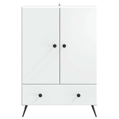 Dressoir met lade Wit 66 x 34,5 x 95 cm Bewerkt hout