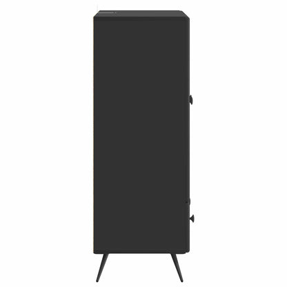 Dressoir met lade Zwart 66 x 34,5 x 95 cm Bewerkt hout