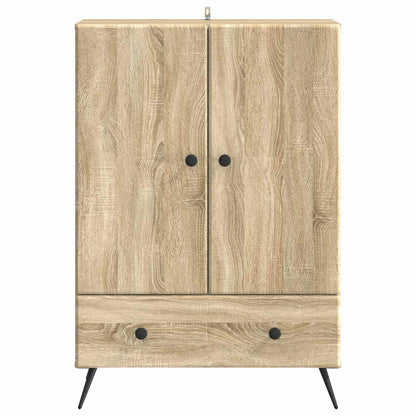 Dressoir met lade Sonoma Eiken 66 x 34,5 x 95 cm Bewerkt hout