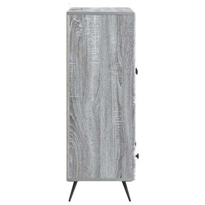 Dressoir met lade Grijs sonoma 66 x 34,5 x 95 cm Bewerkt hout