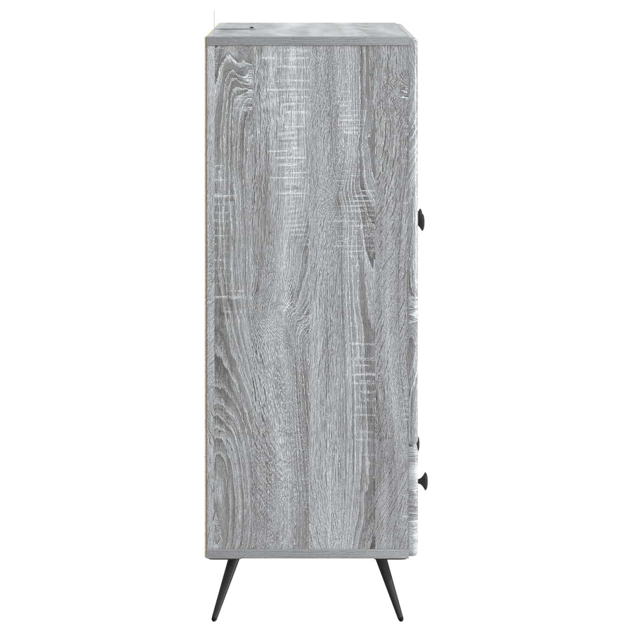 Dressoir met lade Grijs sonoma 66 x 34,5 x 95 cm Bewerkt hout