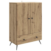 Dressoir 66x34,5x95 cm bewerkt hout artisanaal eiken