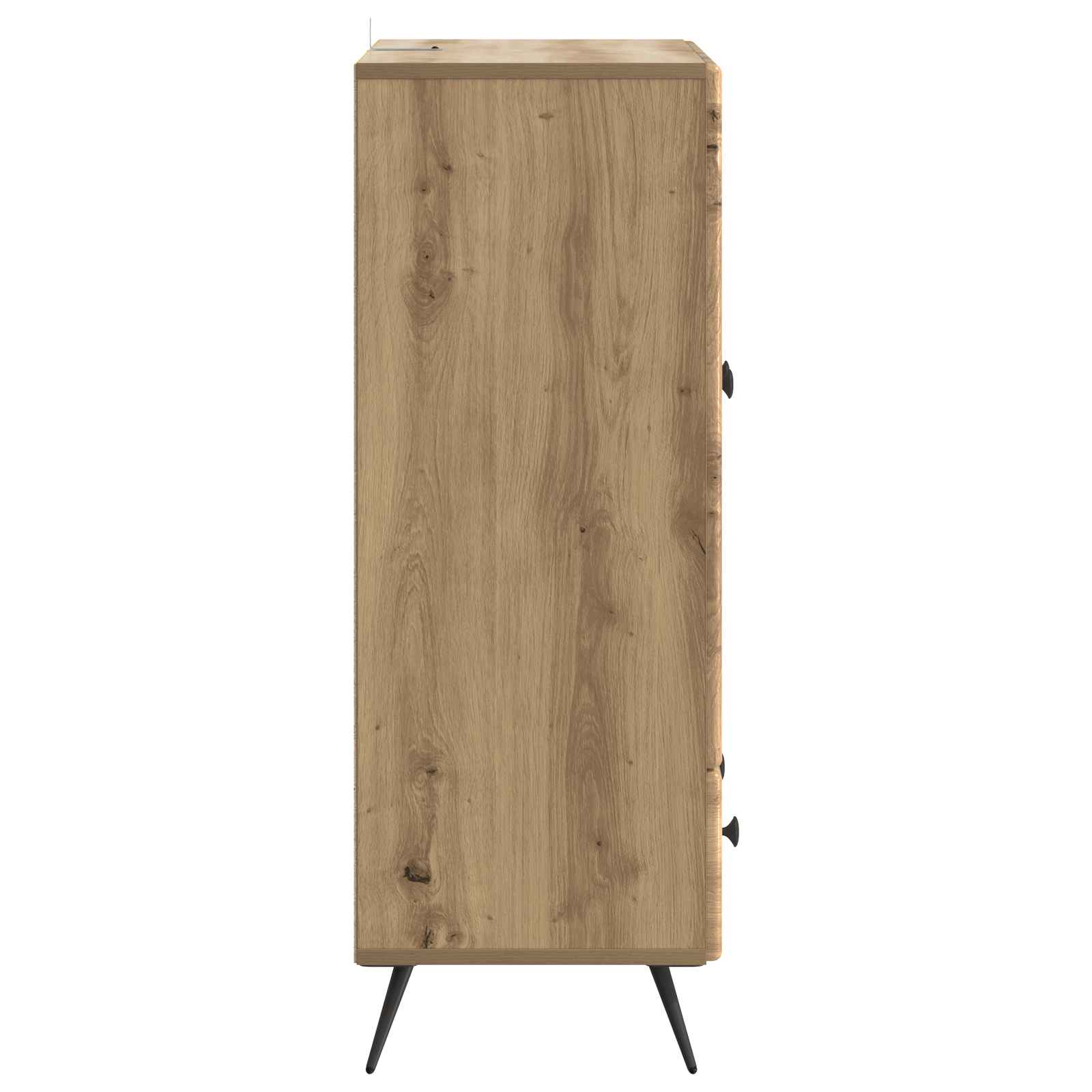 Dressoir Artisanaal eiken 66 x 34,5 x 95 cm Bewerkt hout