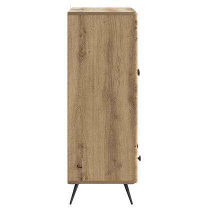 Dressoir Artisanaal eiken 66 x 34,5 x 95 cm Bewerkt hout