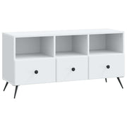TV-kast wit 102x34.5x50 cm bewerkt hout