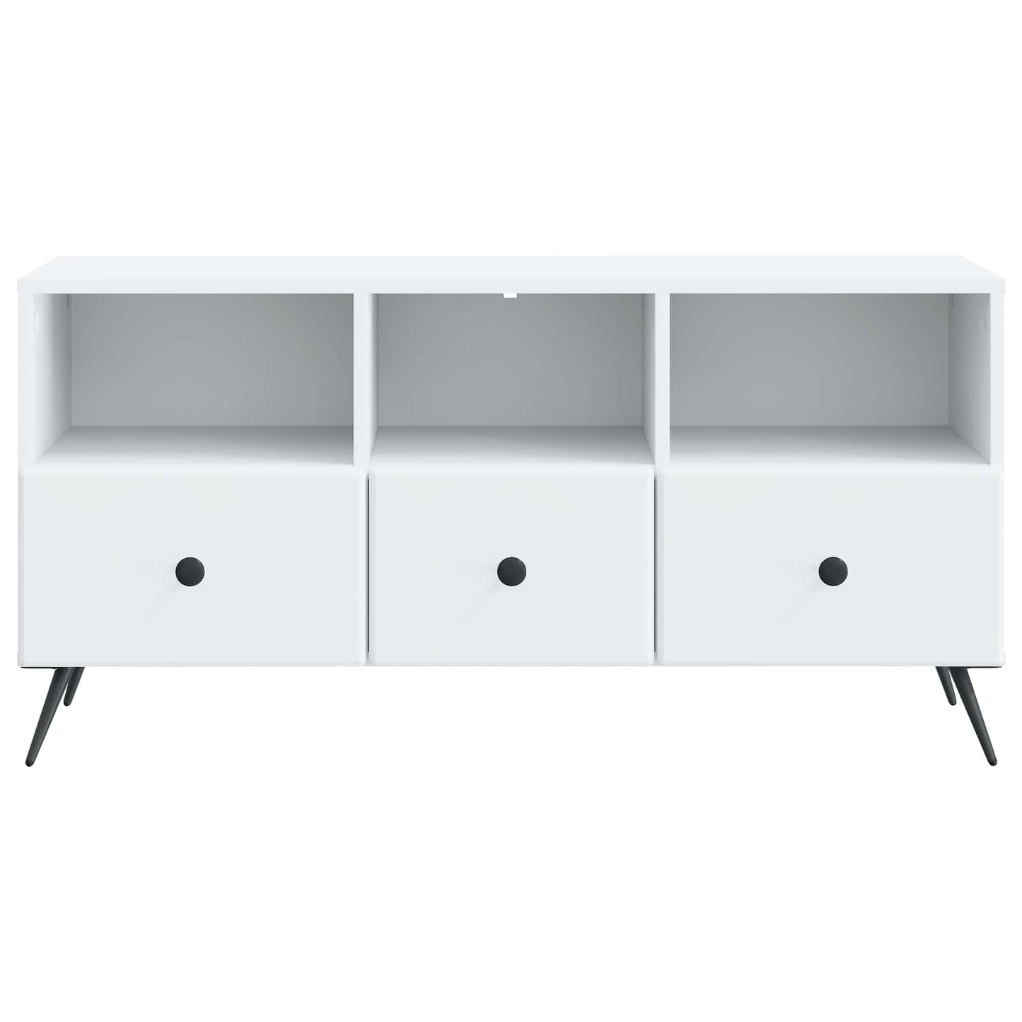 TV-kast met lade Wit 102 x 34,5 x 50 cm Bewerkt hout