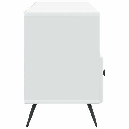 TV-kast met lade Wit 102 x 34,5 x 50 cm Bewerkt hout