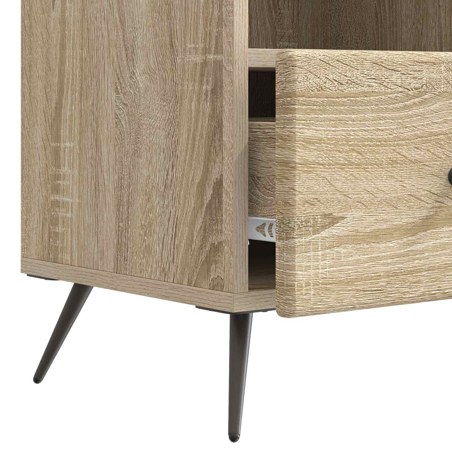 TV-kast met lade Sonoma Eiken 102 x 34,5 x 50 cm Bewerkt hout