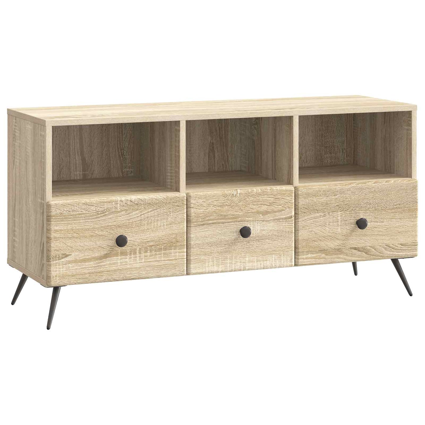 TV-kast met lade Sonoma Eiken 102 x 34,5 x 50 cm Bewerkt hout
