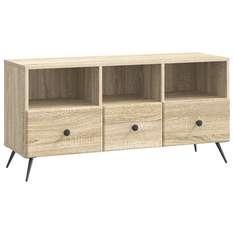 TV-kast met lade Sonoma Eiken 102 x 34,5 x 50 cm Bewerkt hout
